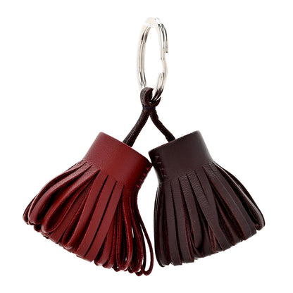 Hermes Lambskin Carmen Uno-Dos Key Holder Rouge Sellier Rouge H 1 of 3