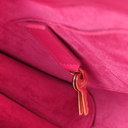Saint Laurent Calfskin Small Sac De Jour Lipstick Fuchsia 14 of 14
