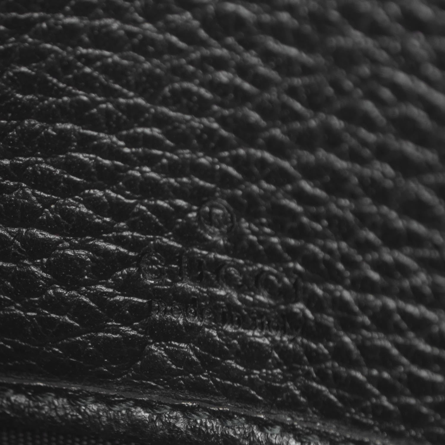 Gucci Dollar Calfskin GG Marmont Zip Around Wallet Black 6 of 8