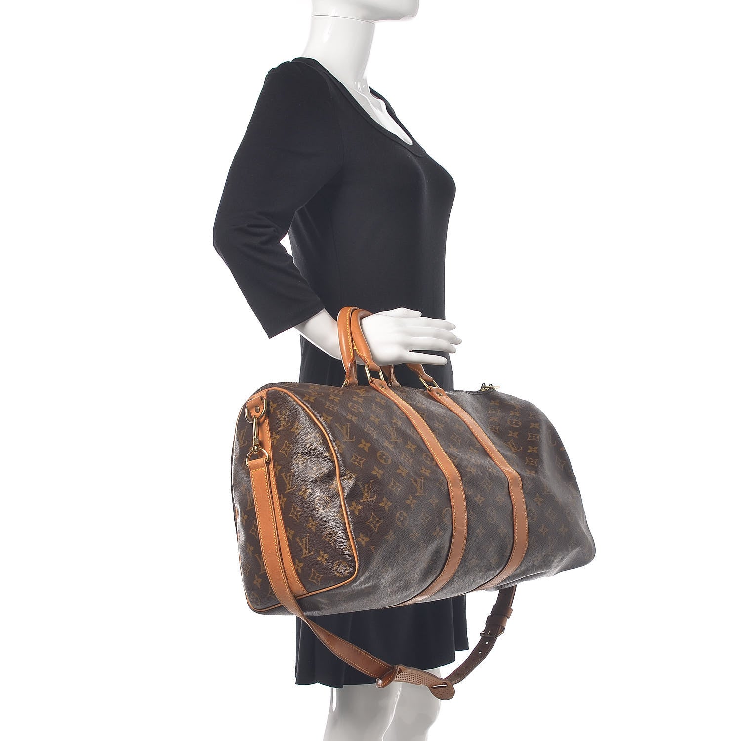 Louis Vuitton Monogram Keepall Bandouliere 45 2 of 19