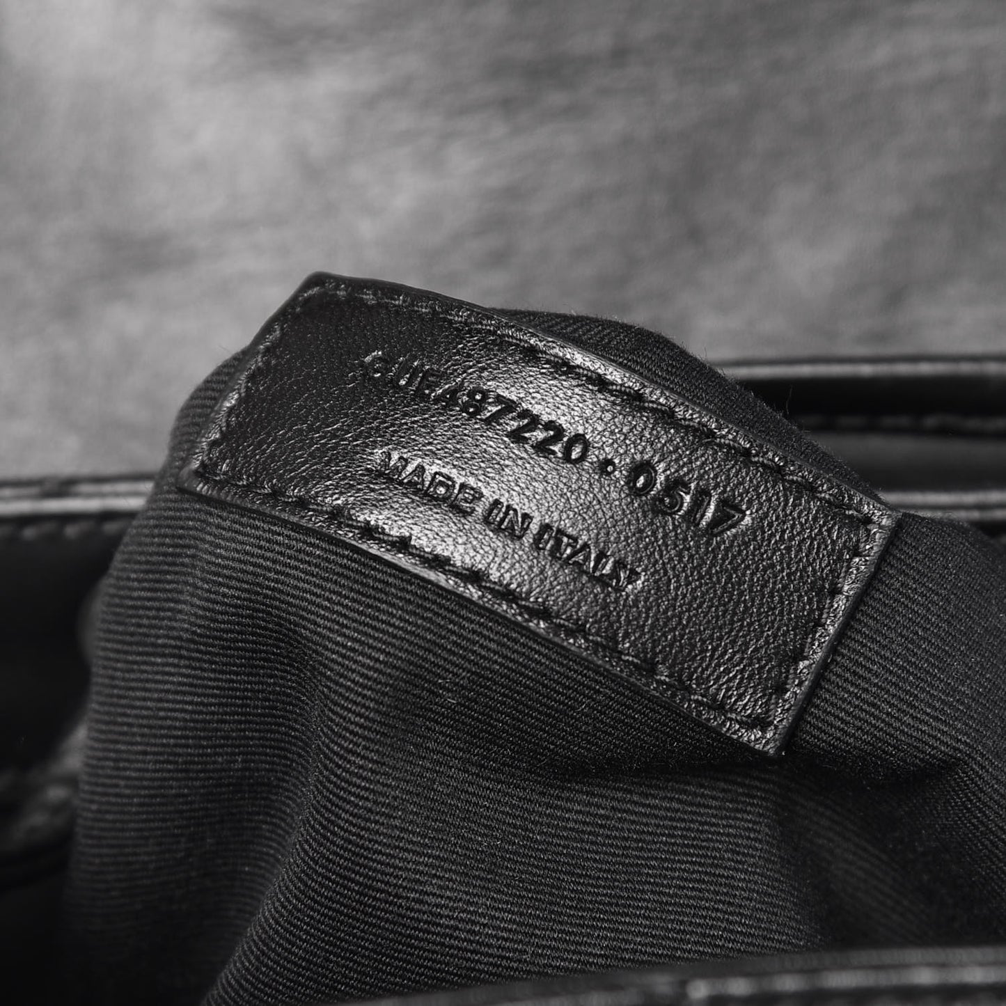 Calfskin Y Quilted Monogram Small Loulou Backpack Black