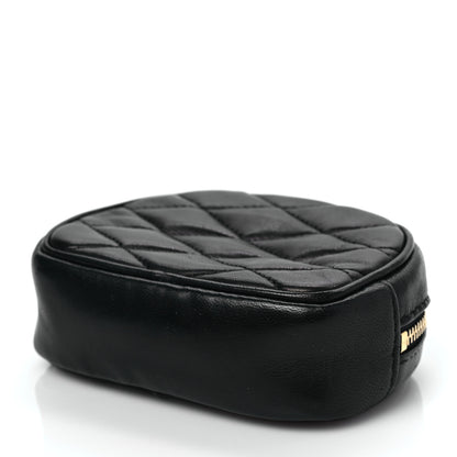 Saint Laurent Lambskin Quilted Lolita Cosmetic Pouch Black 7 of 7