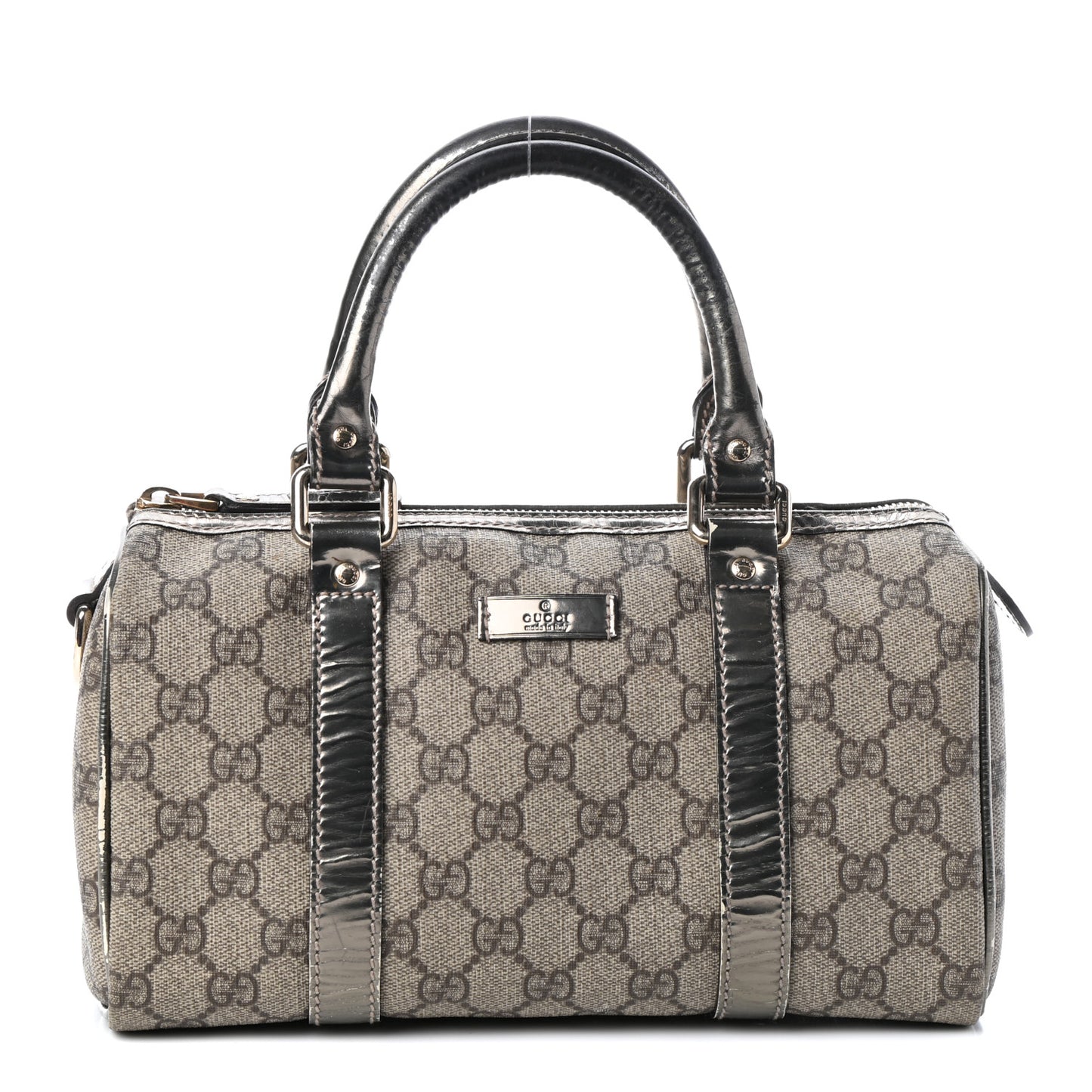GG Plus Monogram Small Joy Boston Metallic