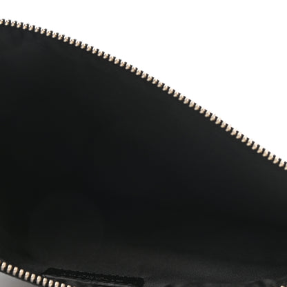 Givenchy Textured Coated Canvas Rottweiler Print Medium Cosmetic Pouch Black 5 of 8
