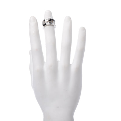 Cartier 18K White Gold Enamel Diamond Le Baiser Du Dragon Ring 52 6 2 of 7