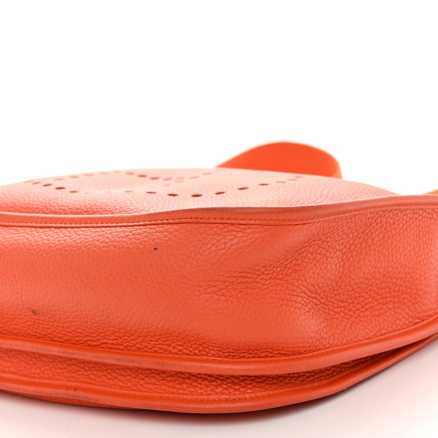 Hermes Taurillon Clemence Evelyne III GM Orange 10 of 12