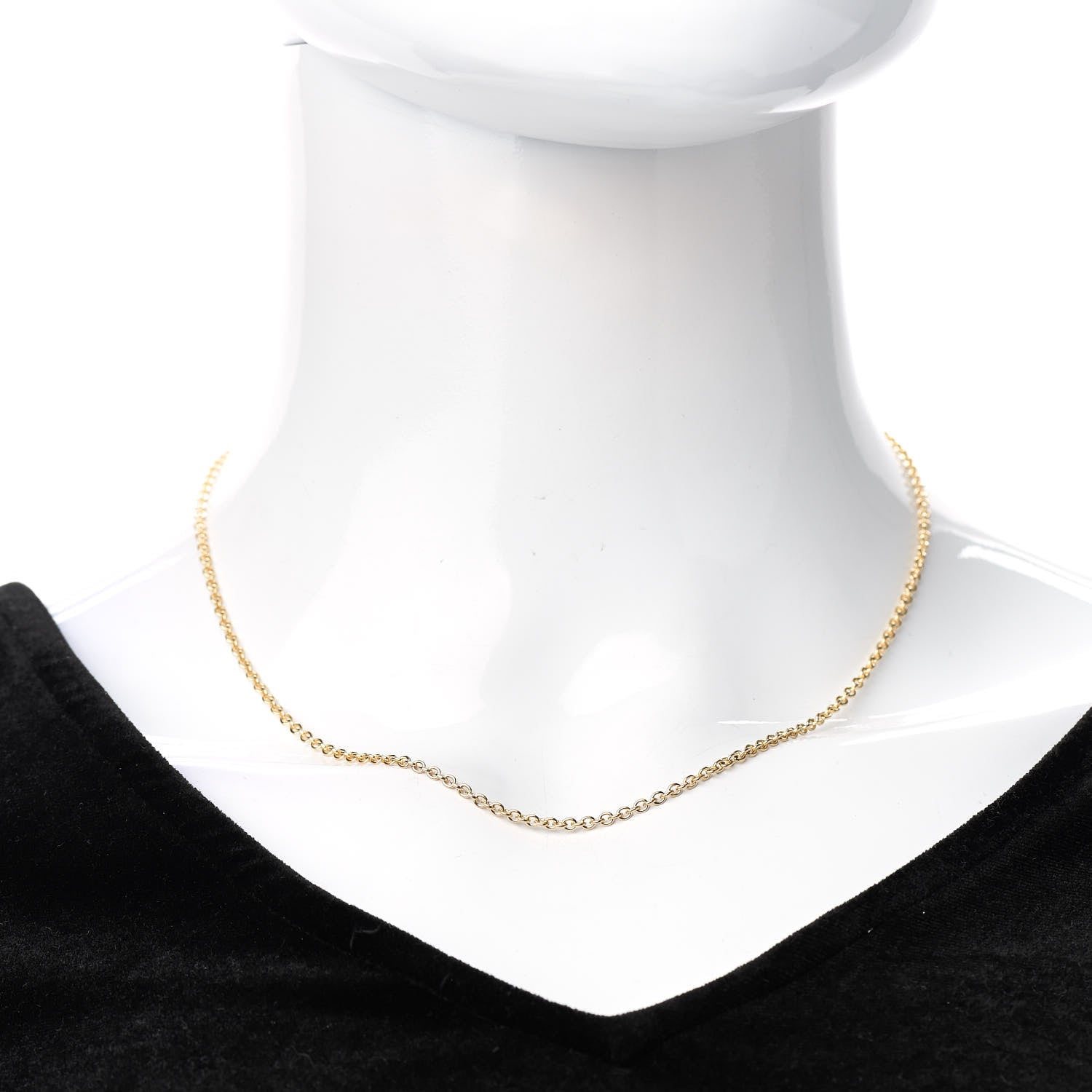 Cartier 18K Yellow Gold Forsa Link Chain Necklace 2 of 5