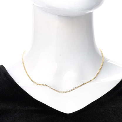 Cartier 18K Yellow Gold Forsa Link Chain Necklace 2 of 5