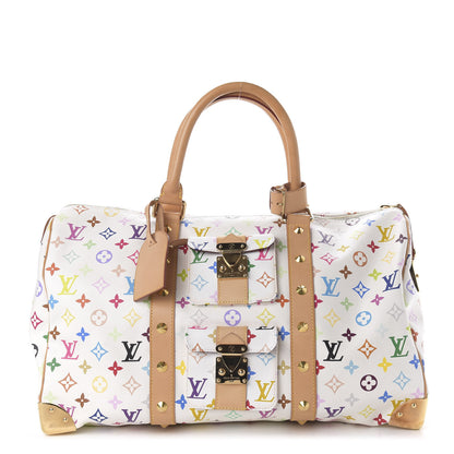 Louis Vuitton Monogram Multicolor Keepall 45 White 1 of 8