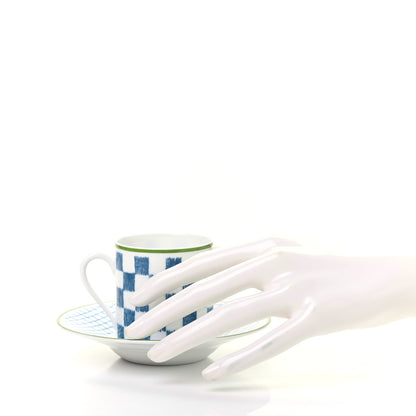 Hermes Porcelain A Walk In The Garden Coffee Cup And Saucer Set Of 2 2 of 9