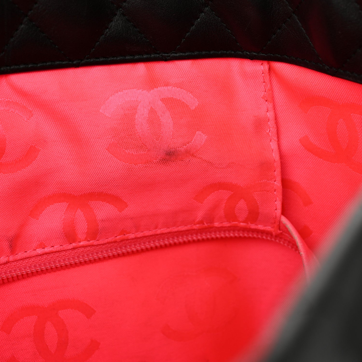Chanel Calfskin Quilted Large Cambon Tote Black 13 of 19