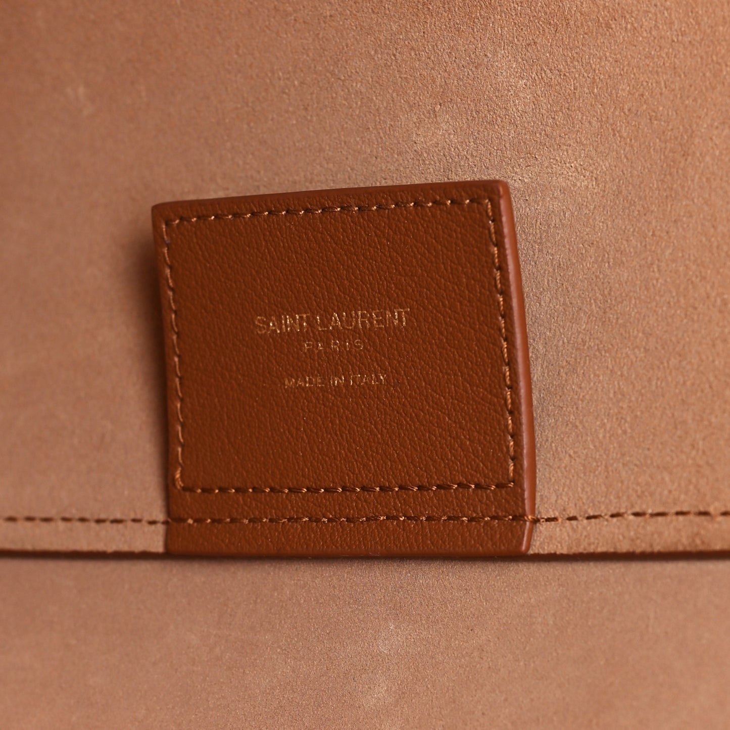 Calfskin Large Shopping Tote Brick