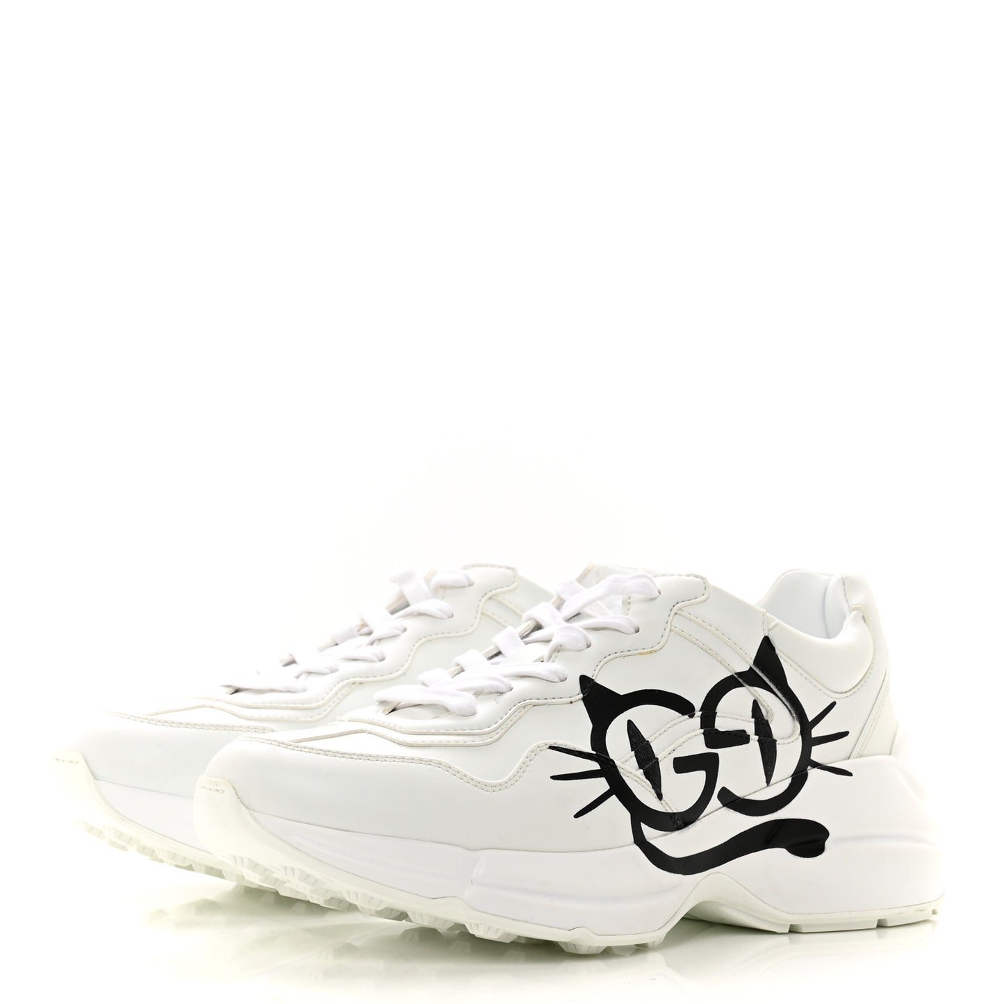Demetra Cat Eyes Womens Rhyton Sneakers 37.5 White