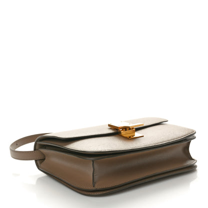 Celine Liege Calfskin Medium Classic Box Flap Bag Taupe 4 of 9