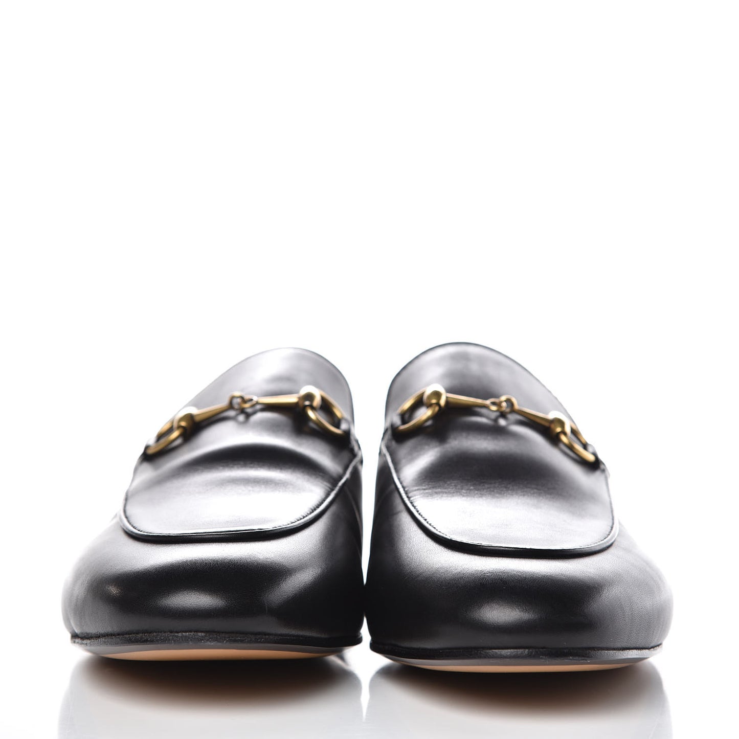 Calfskin Womens Princetown Slippers 38.5 Black