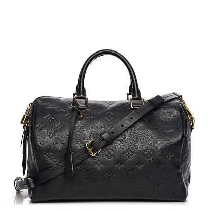 Louis Vuitton Empreinte Speedy Bandouliere 30 Black 1 of 8