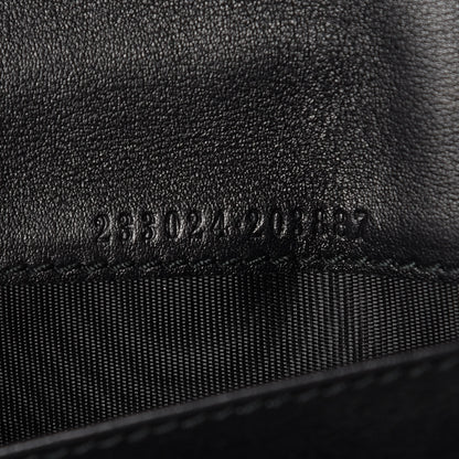 Gucci Guccissima Twins Continental Flap Wallet Black 8 of 11