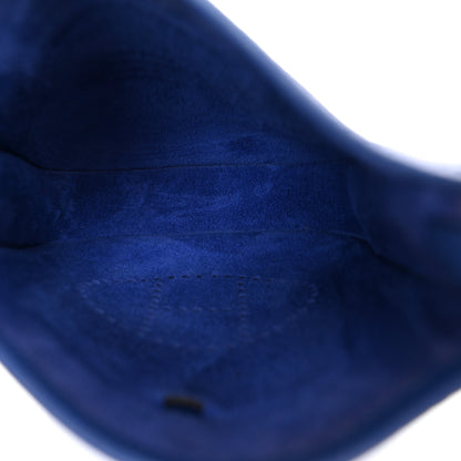 Hermes Taurillon Clemence Evelyne TPM Bleu Royal 5 of 12