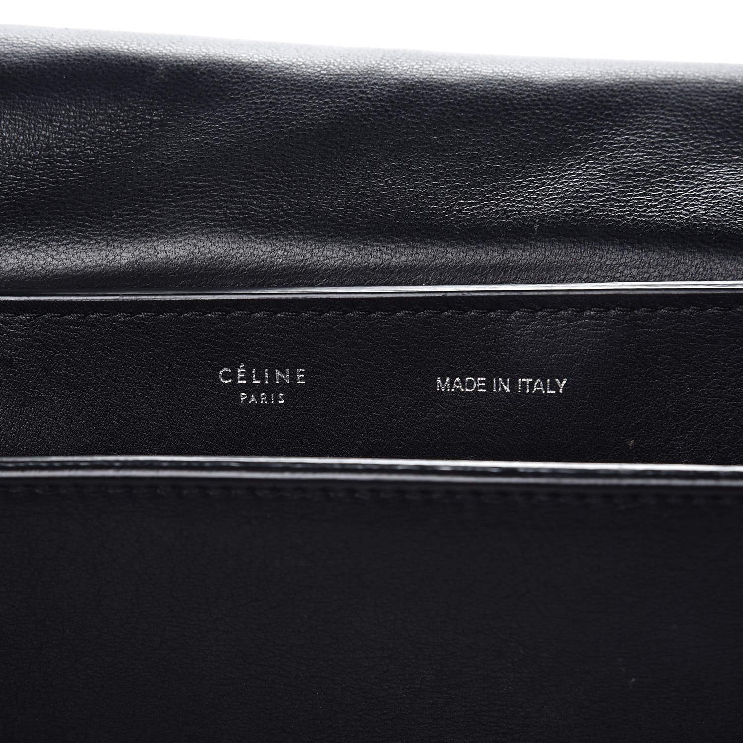 Celine Pony Hair Smooth Calfskin Tri-color Medium Trapeze Cobalt 7 of 17