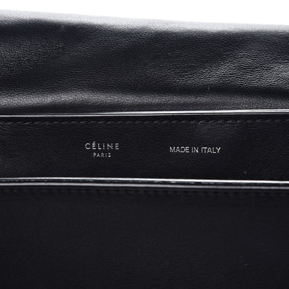 Celine Pony Hair Smooth Calfskin Tri-color Medium Trapeze Cobalt 7 of 17