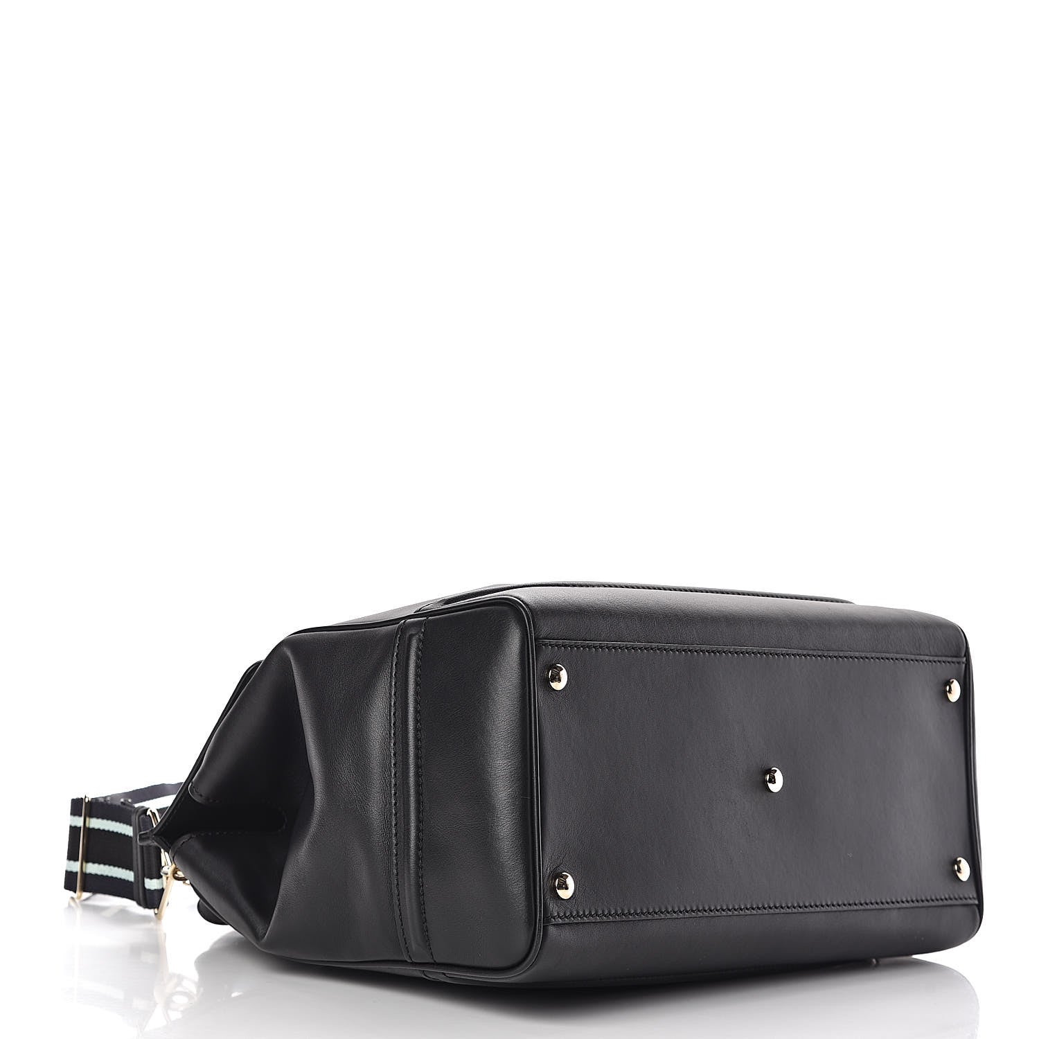 Versace Calfskin Large Palazzo Empire Bag Black 6 of 11