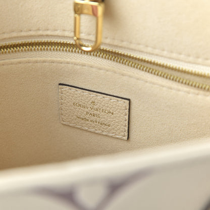 Louis Vuitton Empreinte Monogram Giant Onthego PM Creme Bois De Rose 8 of 10