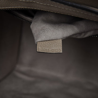 Celine Drummed Calfskin Mini Luggage Dune 7 of 9