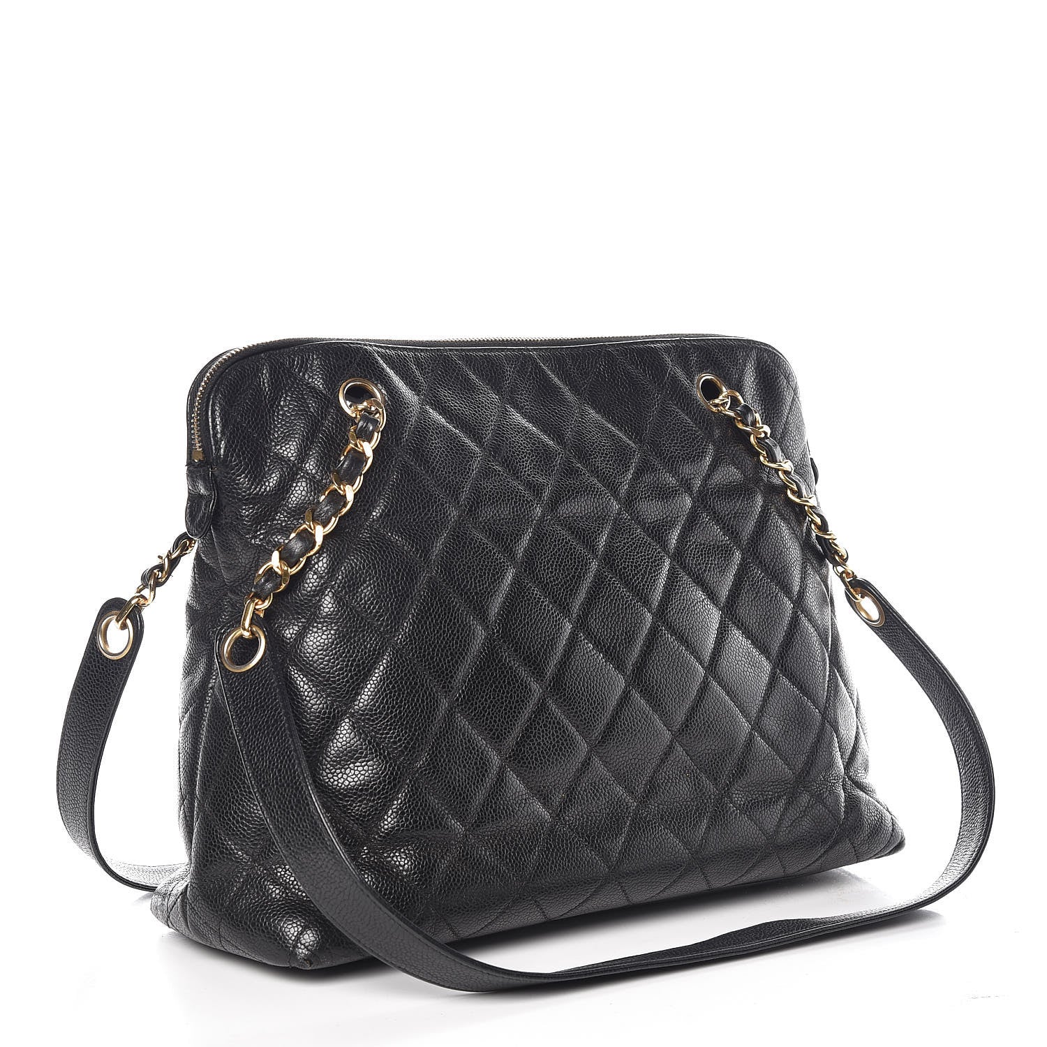 Chanel Caviar Quilted Flap Shoulder Bag Black 3 of 11