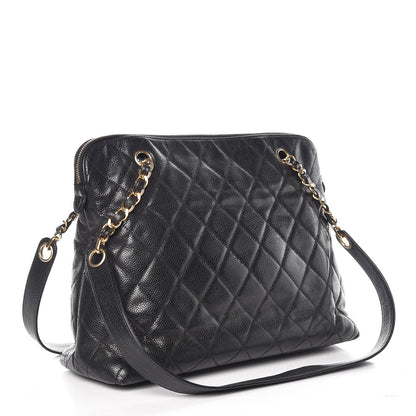 Chanel Caviar Quilted Flap Shoulder Bag Black 3 of 11