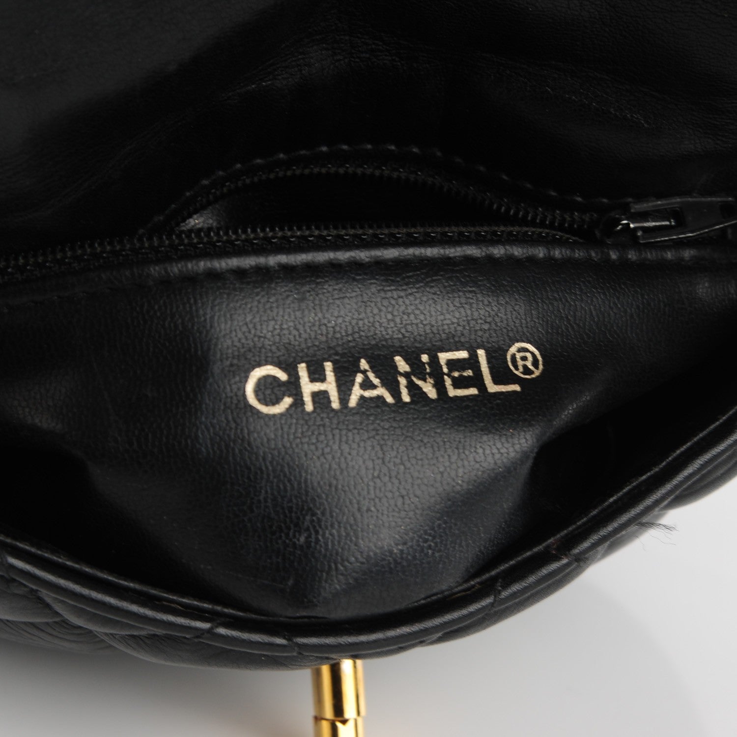 Chanel Lambskin Quilted Flap Shoulder Bag Black 5 of 9