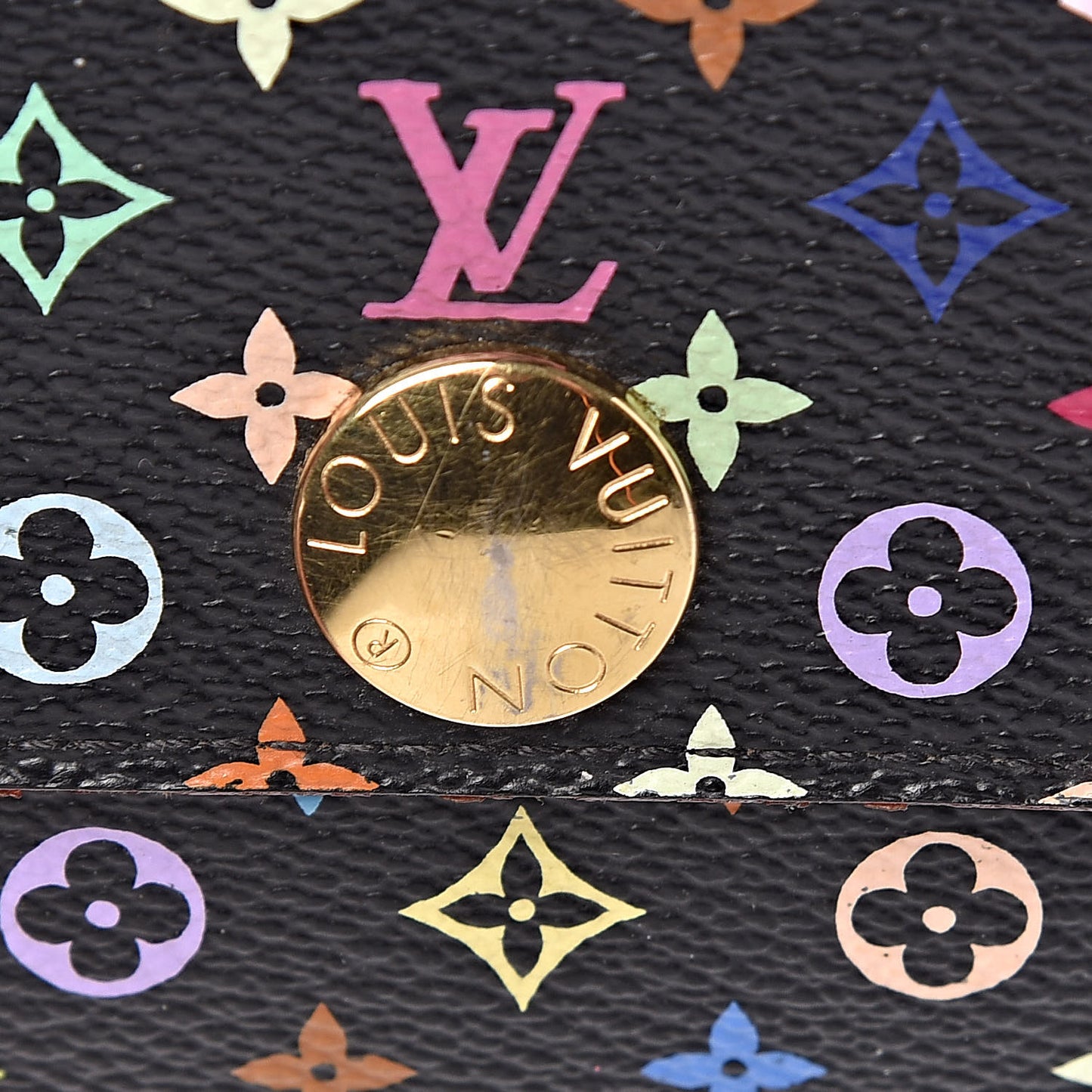 Monogram Multicolor Sarah Wallet Black Grenade