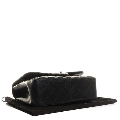 Chanel Lambskin Jumbo Double Flap Black 4 of 8
