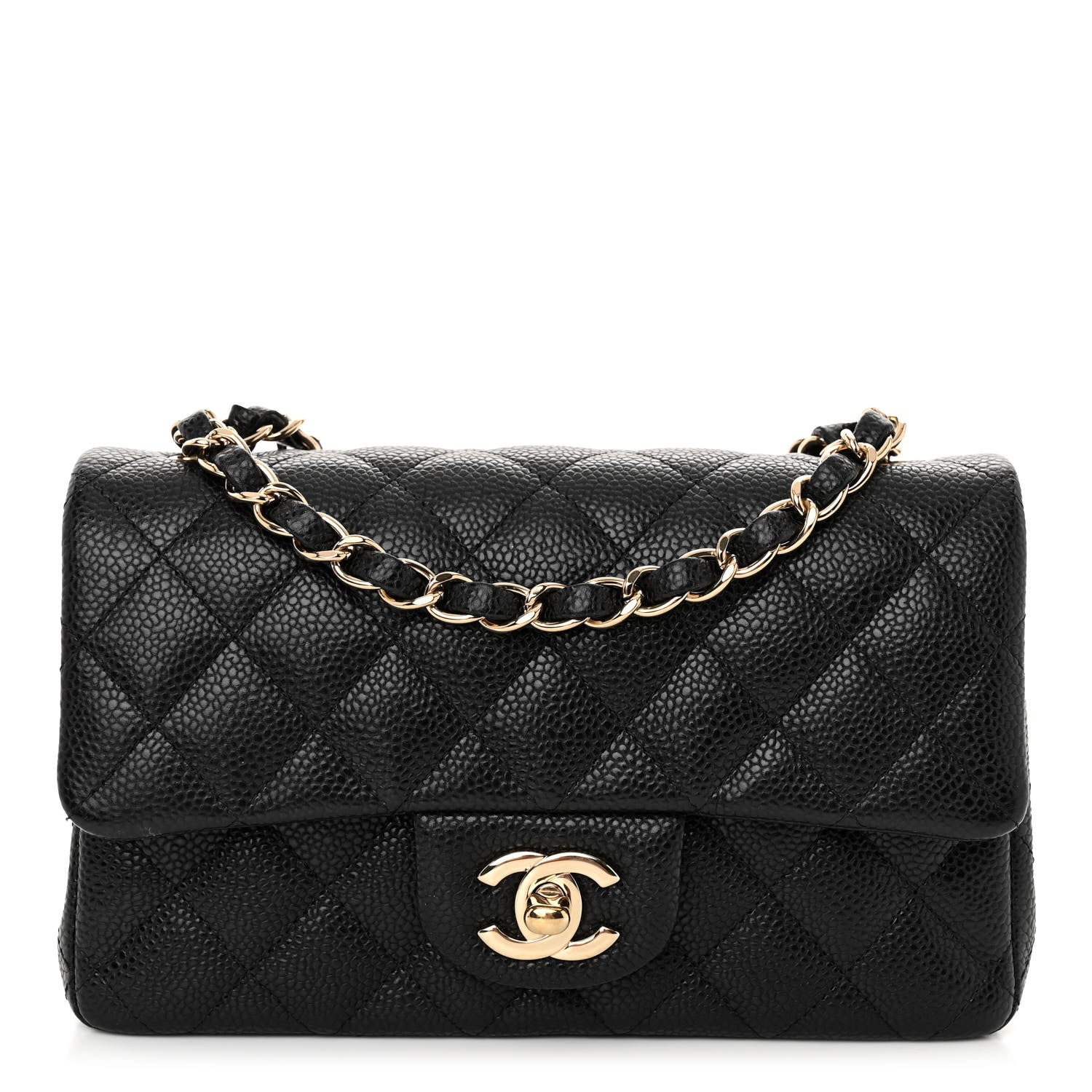 Chanel Caviar Quilted Mini Rectangular Flap Black 1 of 10