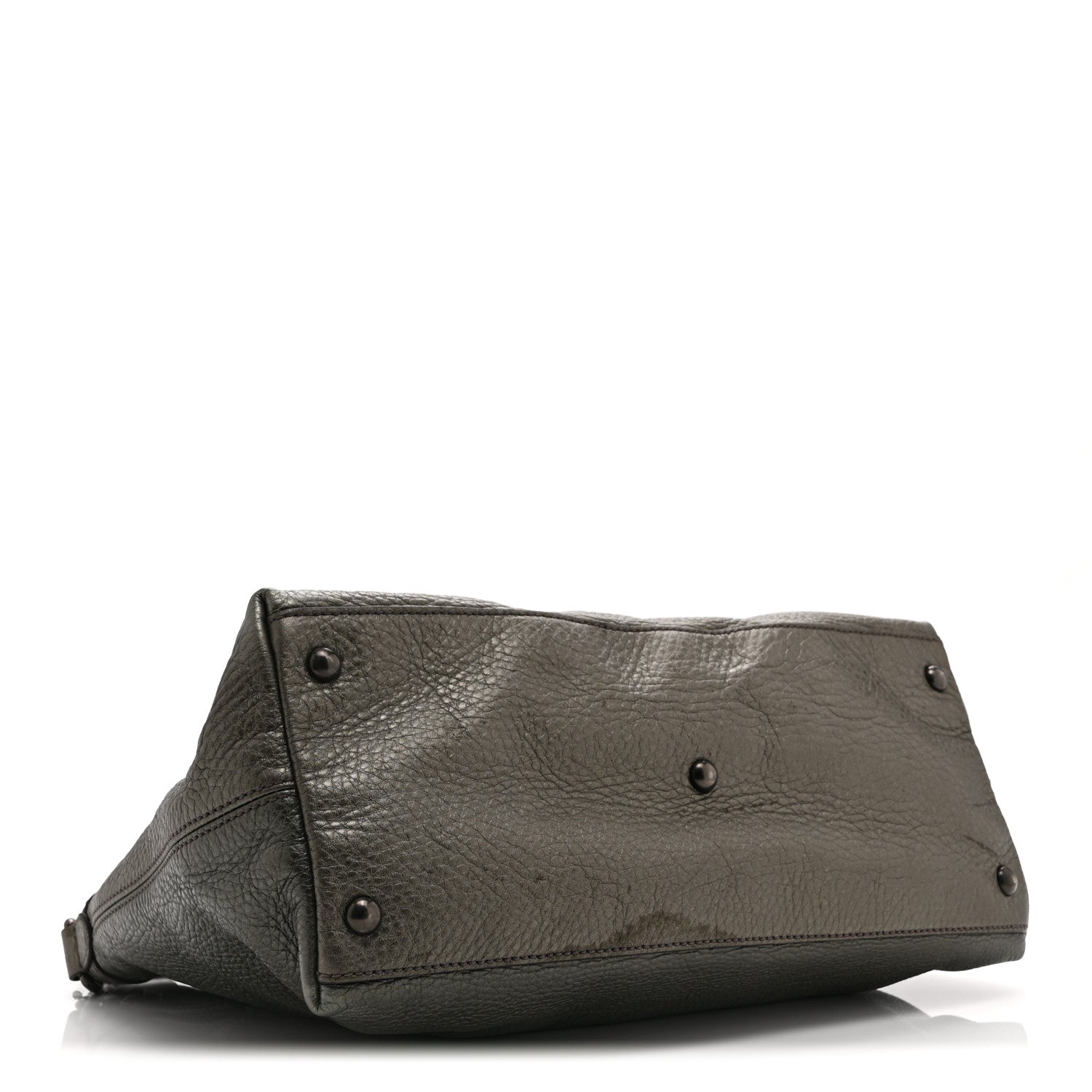 Gucci Metallic Cellarius Calfskin Small Soho Top Handle Satchel Sasso 4 of 15