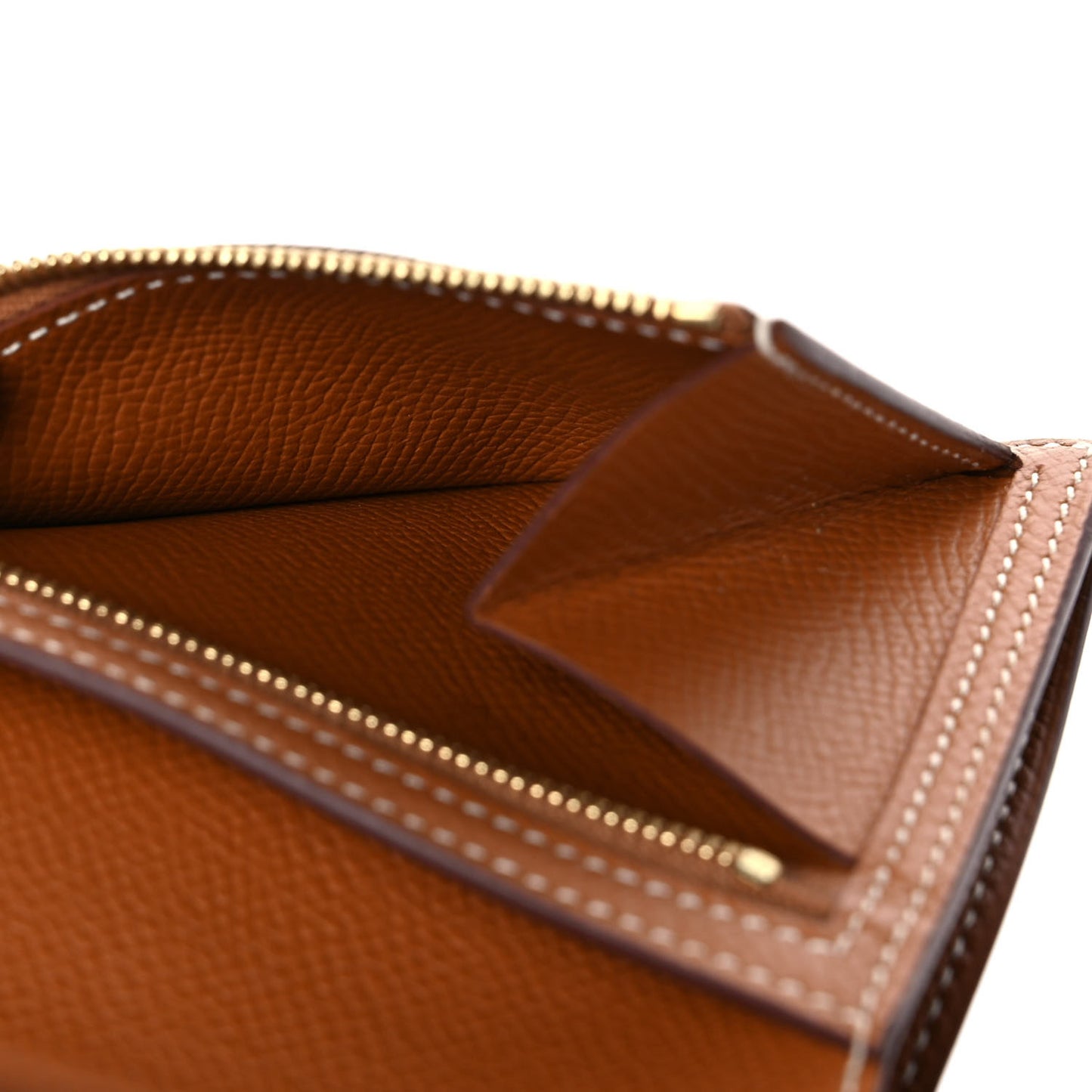 Epsom Bearn Compact Wallet Gold