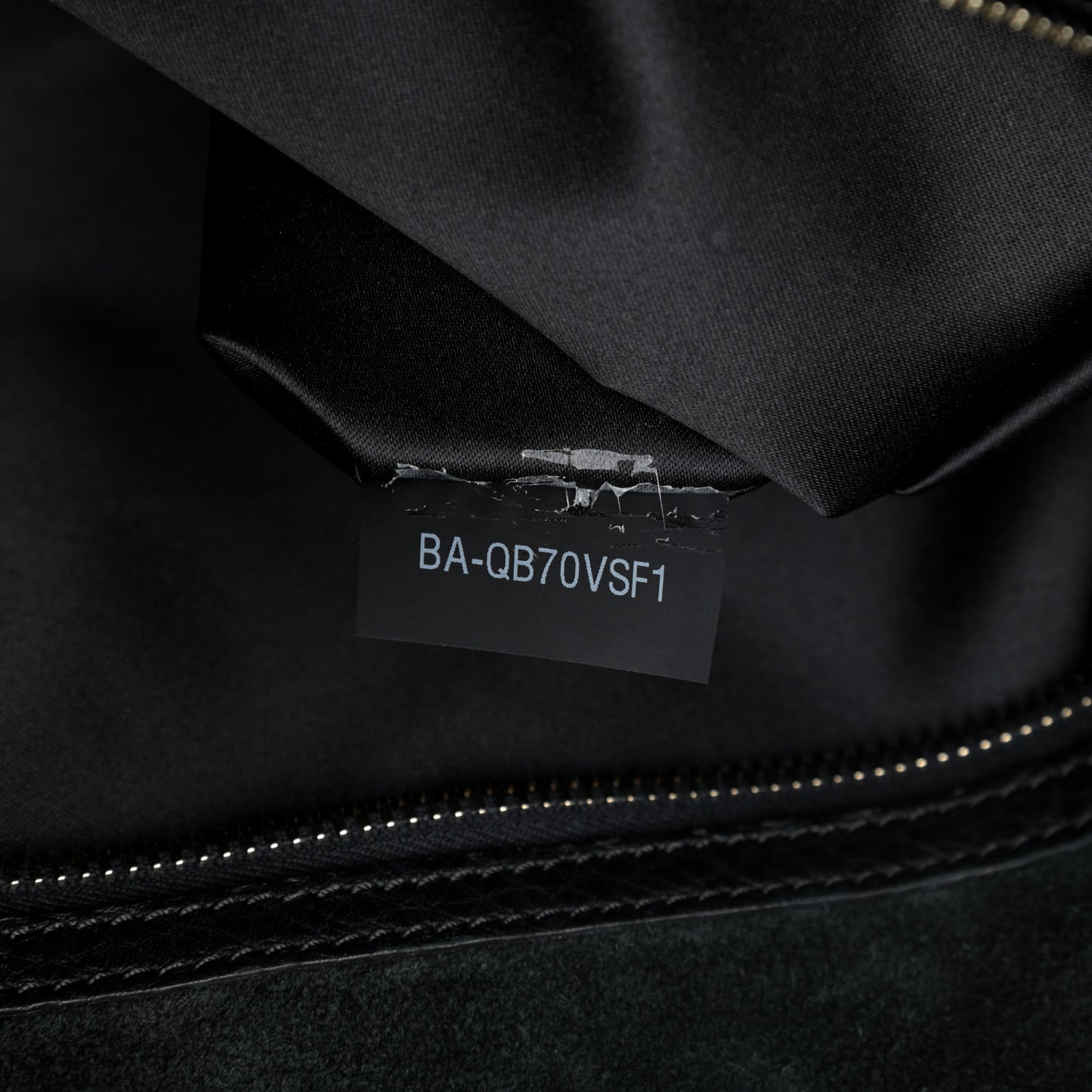 Grained Calfskin Rockstud Shoulder Tote Black