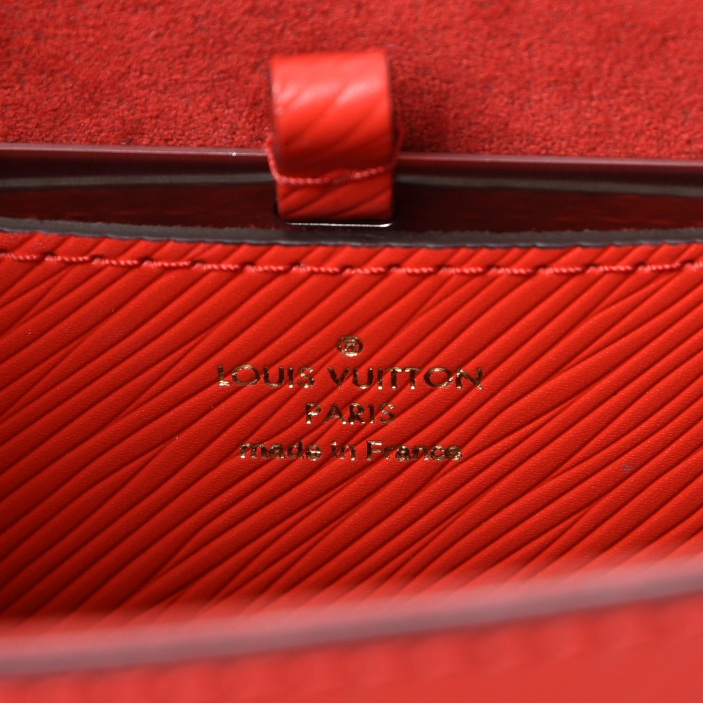 Epi Blooming Flowers Twist Shoulder Bag MM Coquelicot
