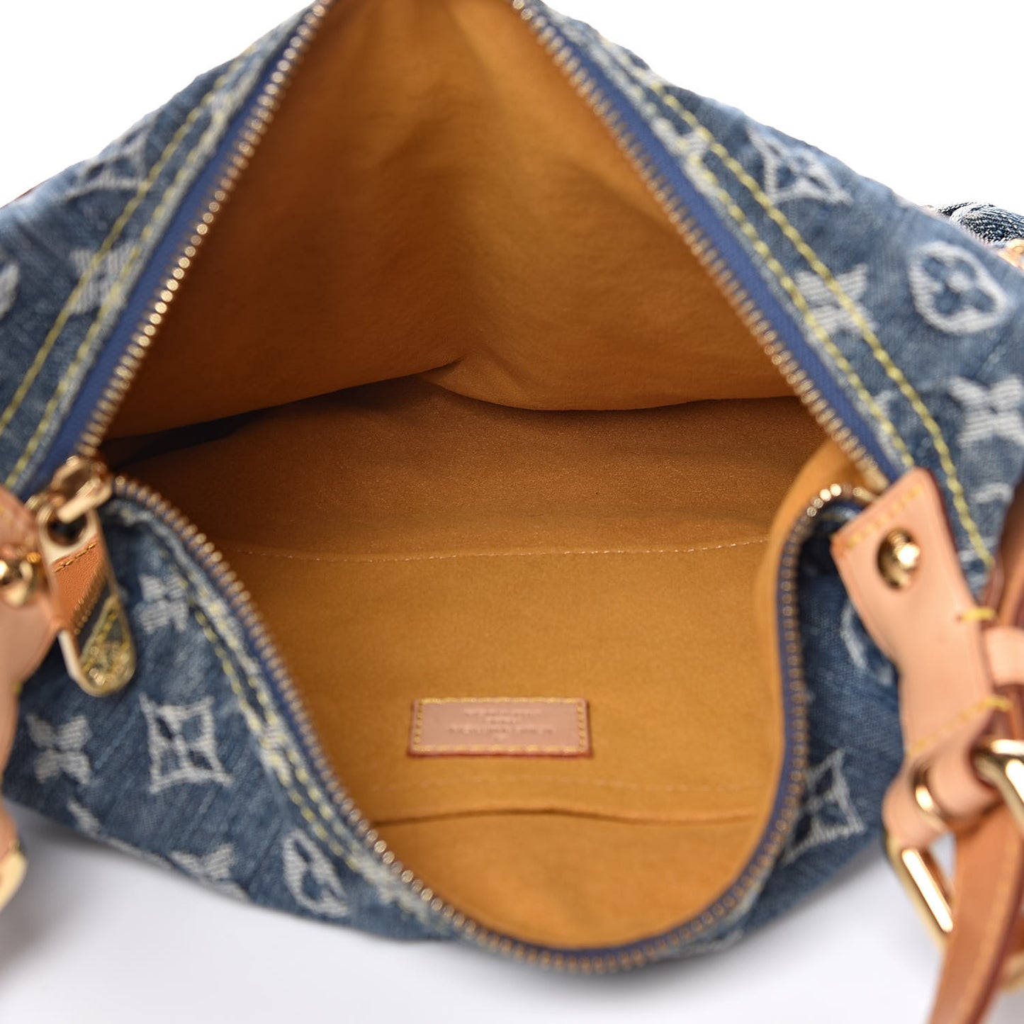 Monogram Denim Baggy PM Blue