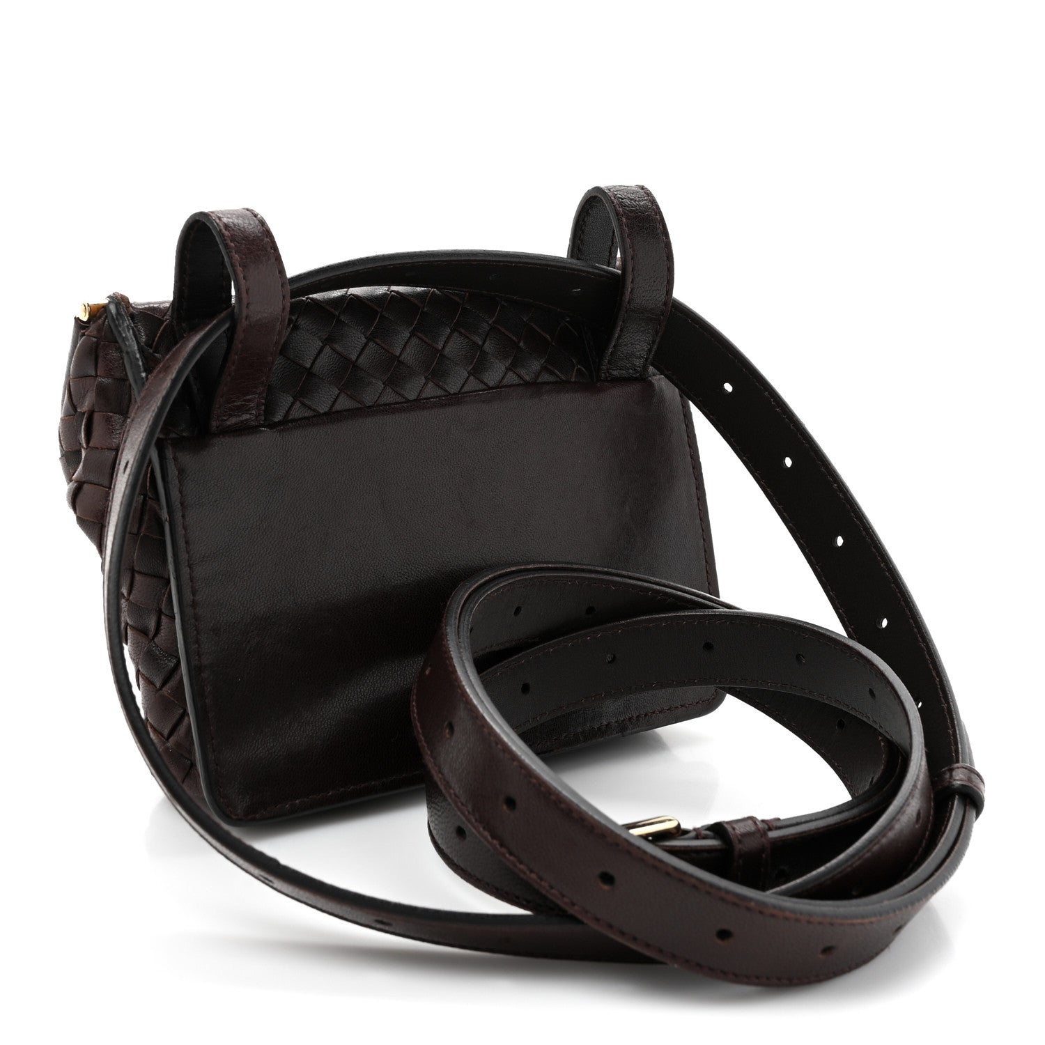 Bottega Veneta Nappa Intrecciato Small Belt Bag Ebano 2 of 16