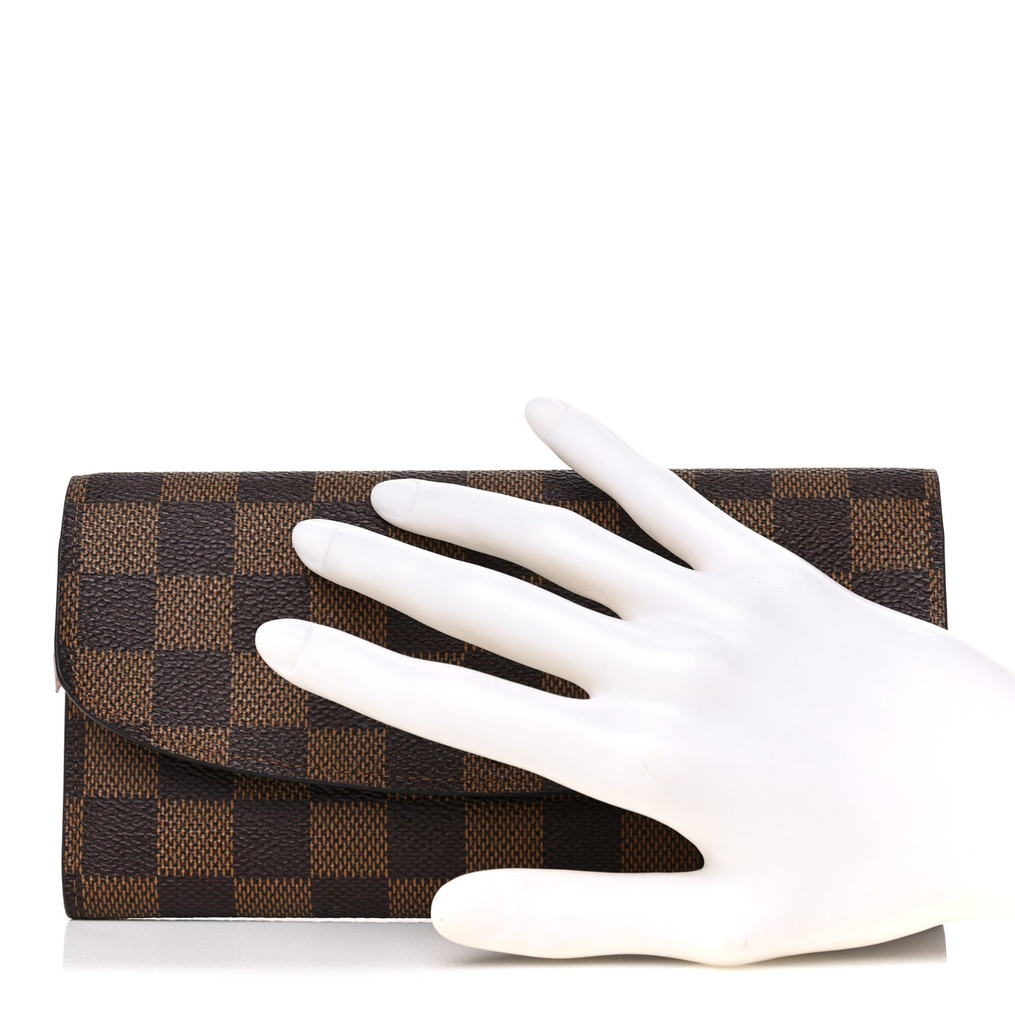 Damier Ebene Emilie Wallet Rose Ballerine