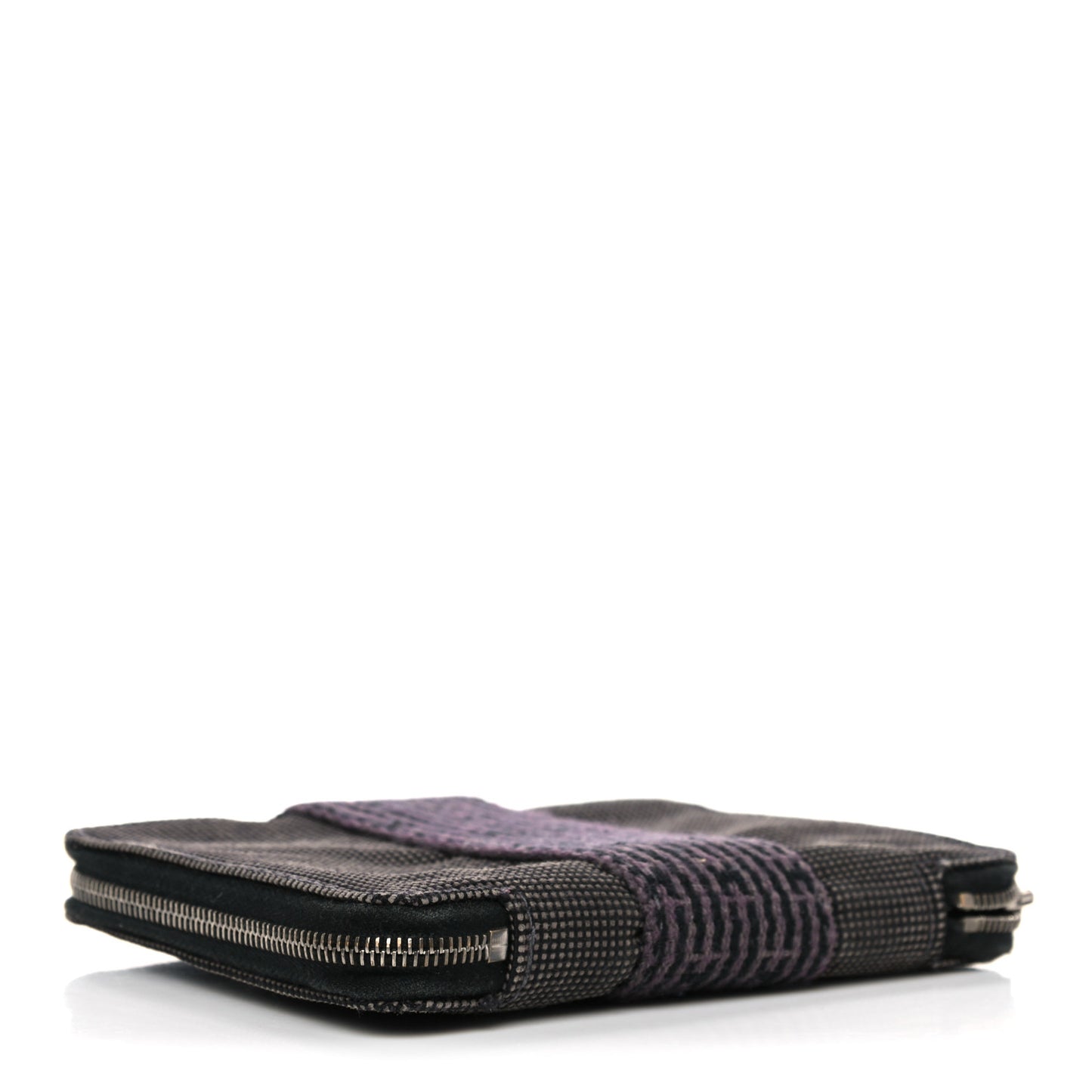 Canvas Herline Zip Wallet Grey