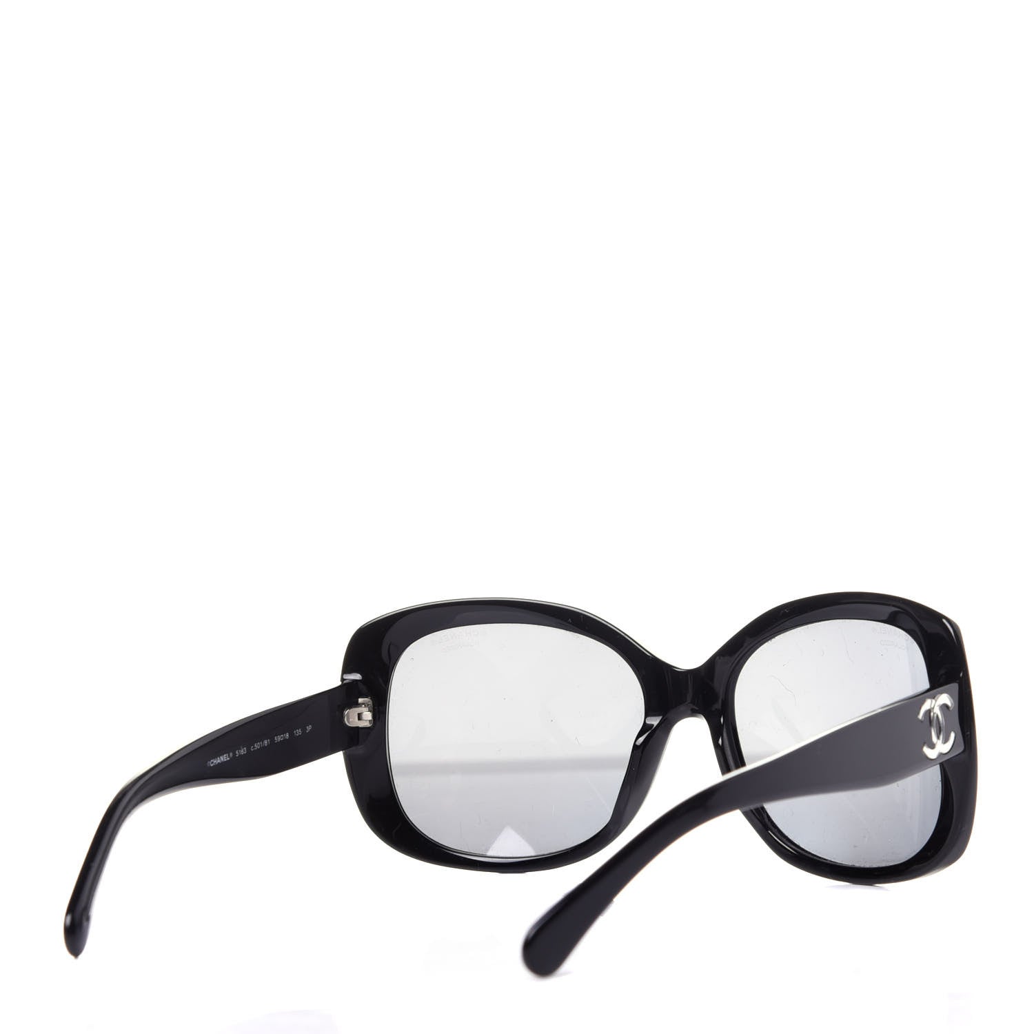 Chanel CC Sunglasses 5183 Black 4 of 9