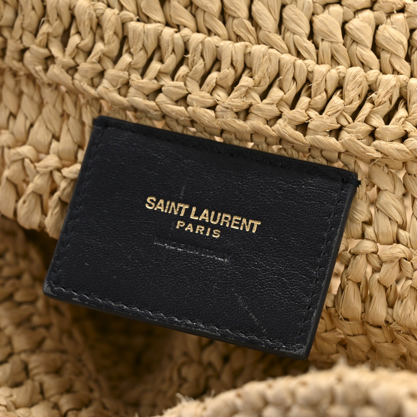 Raffia Rive Gauche Tote Natural