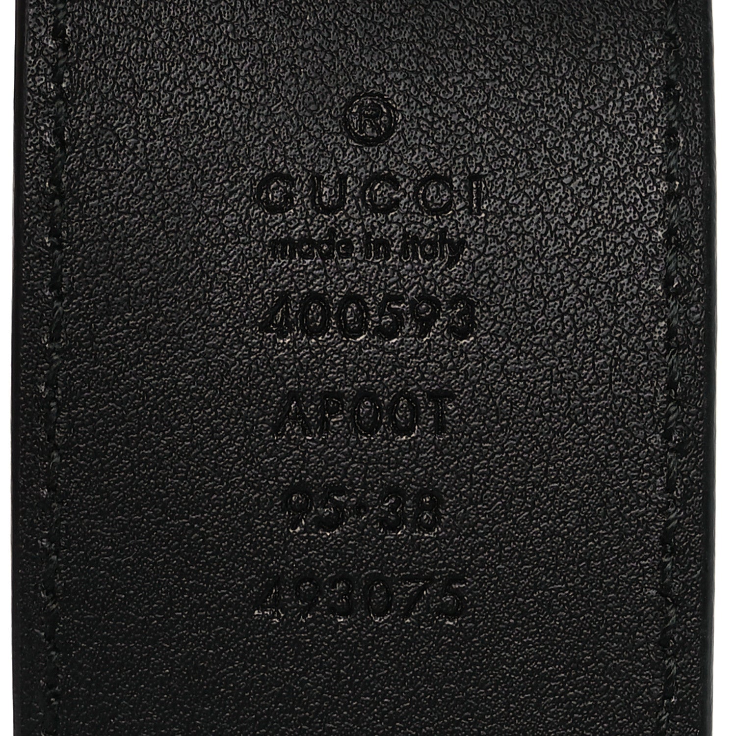 Gucci Calfskin Double G 40mm Belt 95 38 Black 5 of 8