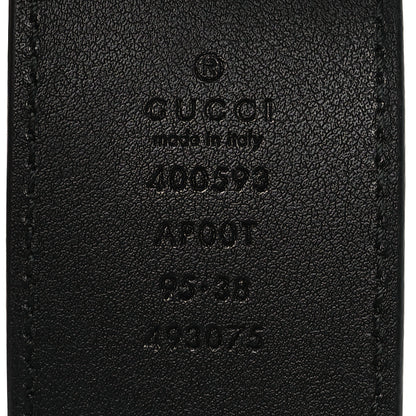 Gucci Calfskin Double G 40mm Belt 95 38 Black 5 of 8