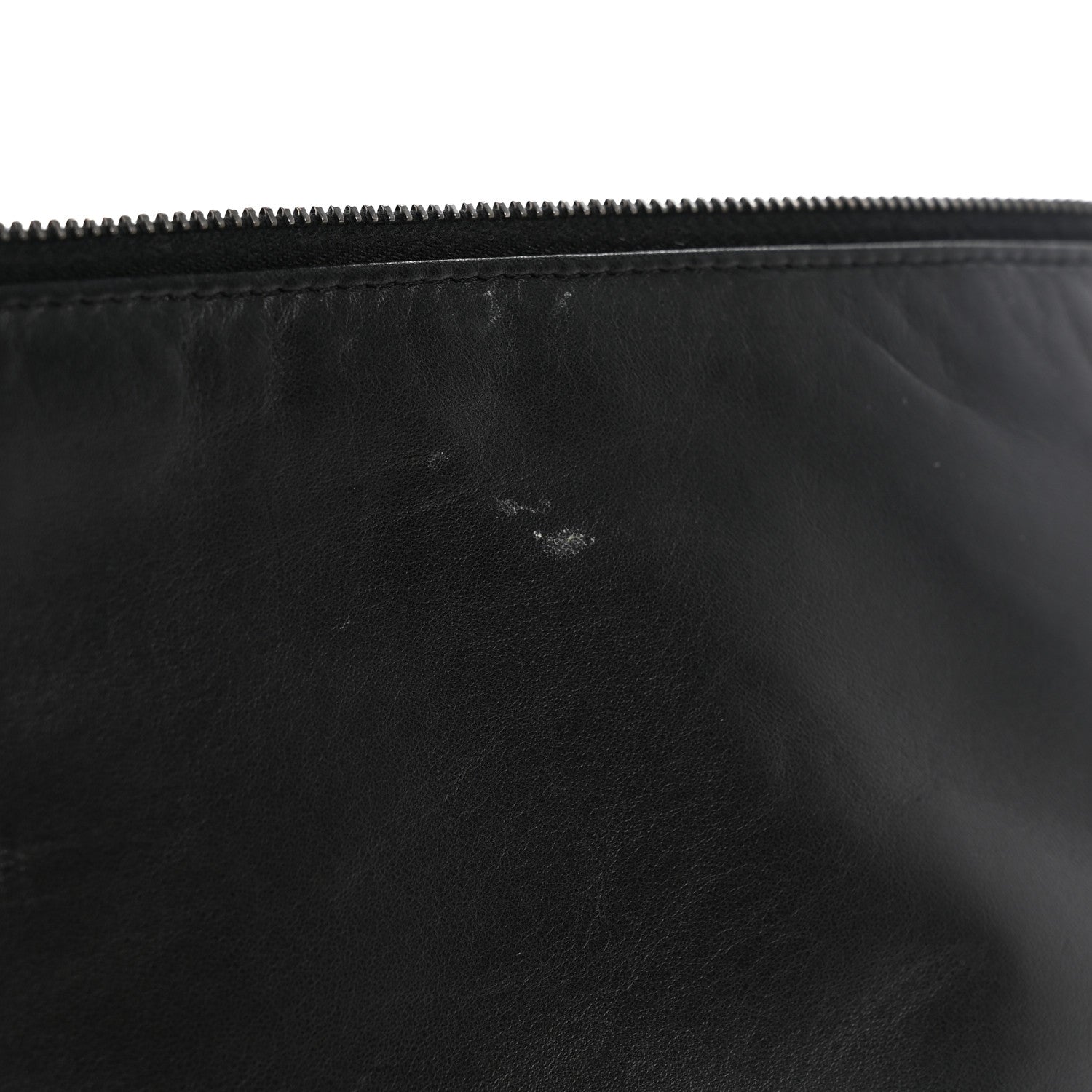 Chanel Lambskin Patent Quilted Large Cosmetic Case Black 8 of 11