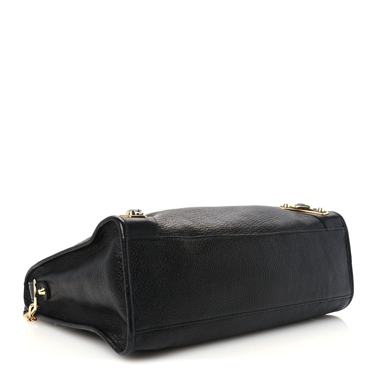 Balenciaga Chevre Gold Metallic Edge Hardware City Black 5 of 11