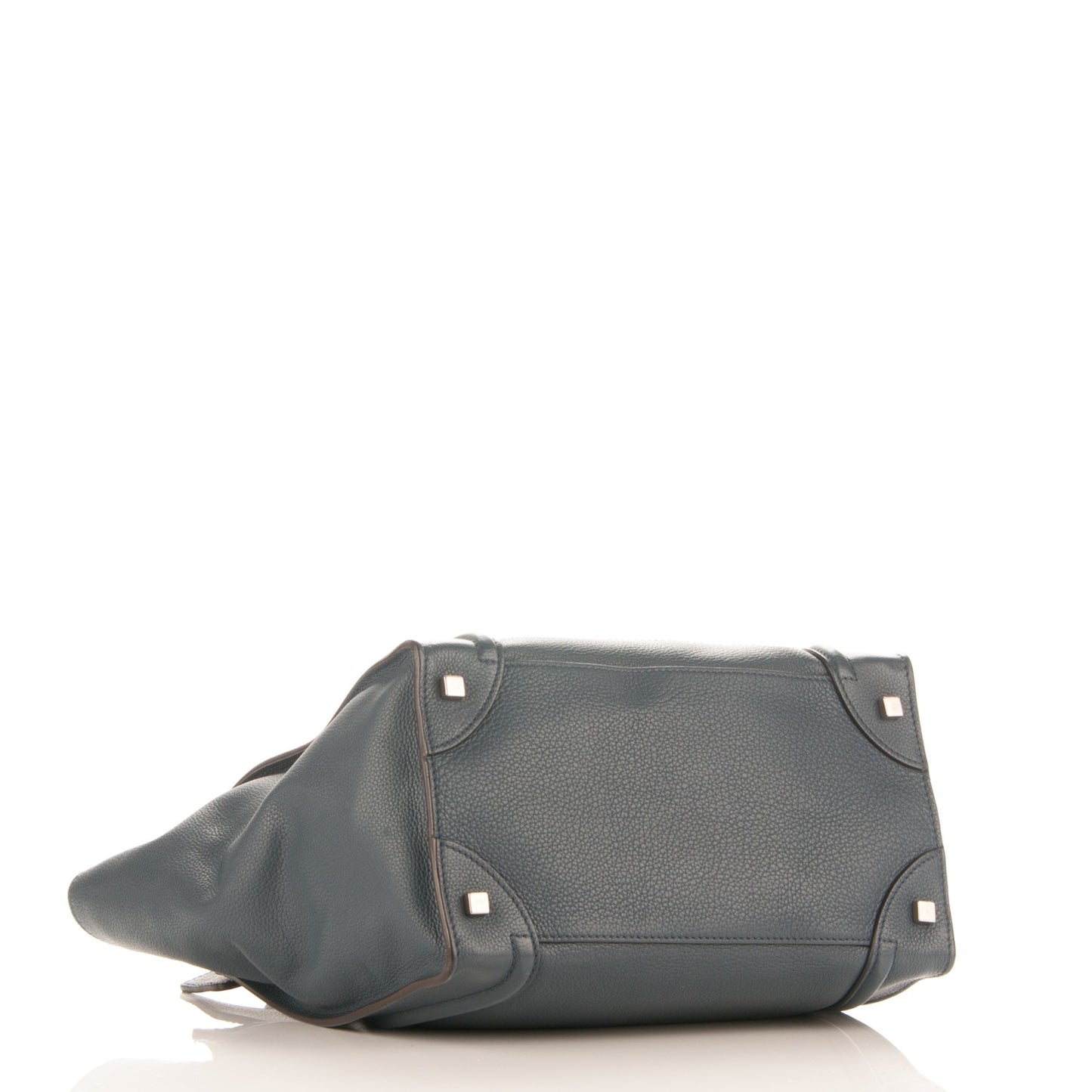 Drummed Calfskin Mini Luggage Orage