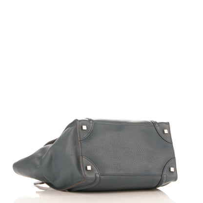 Celine Drummed Calfskin Mini Luggage Orage 4 of 8