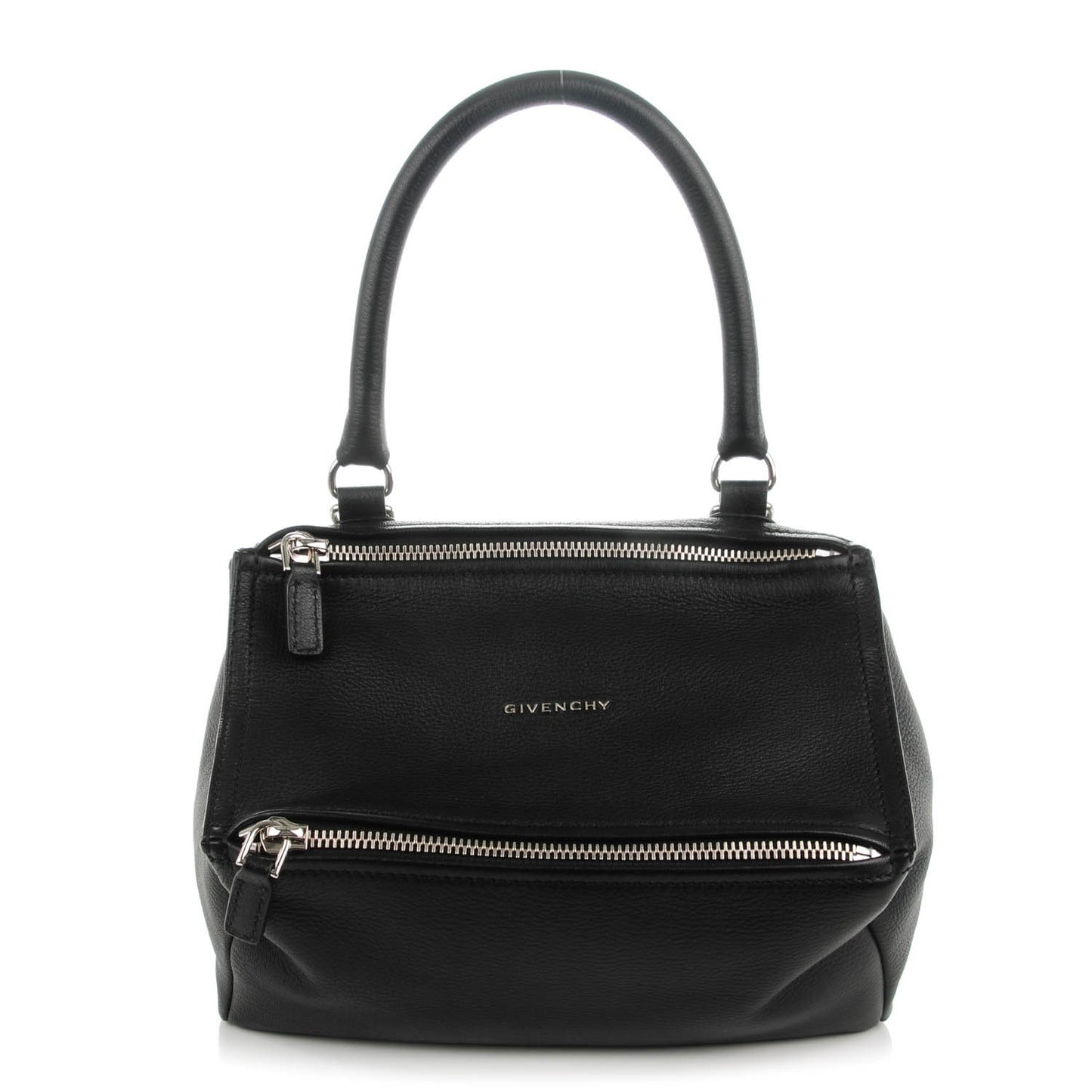 Sugar Goatskin Small Pandora Black